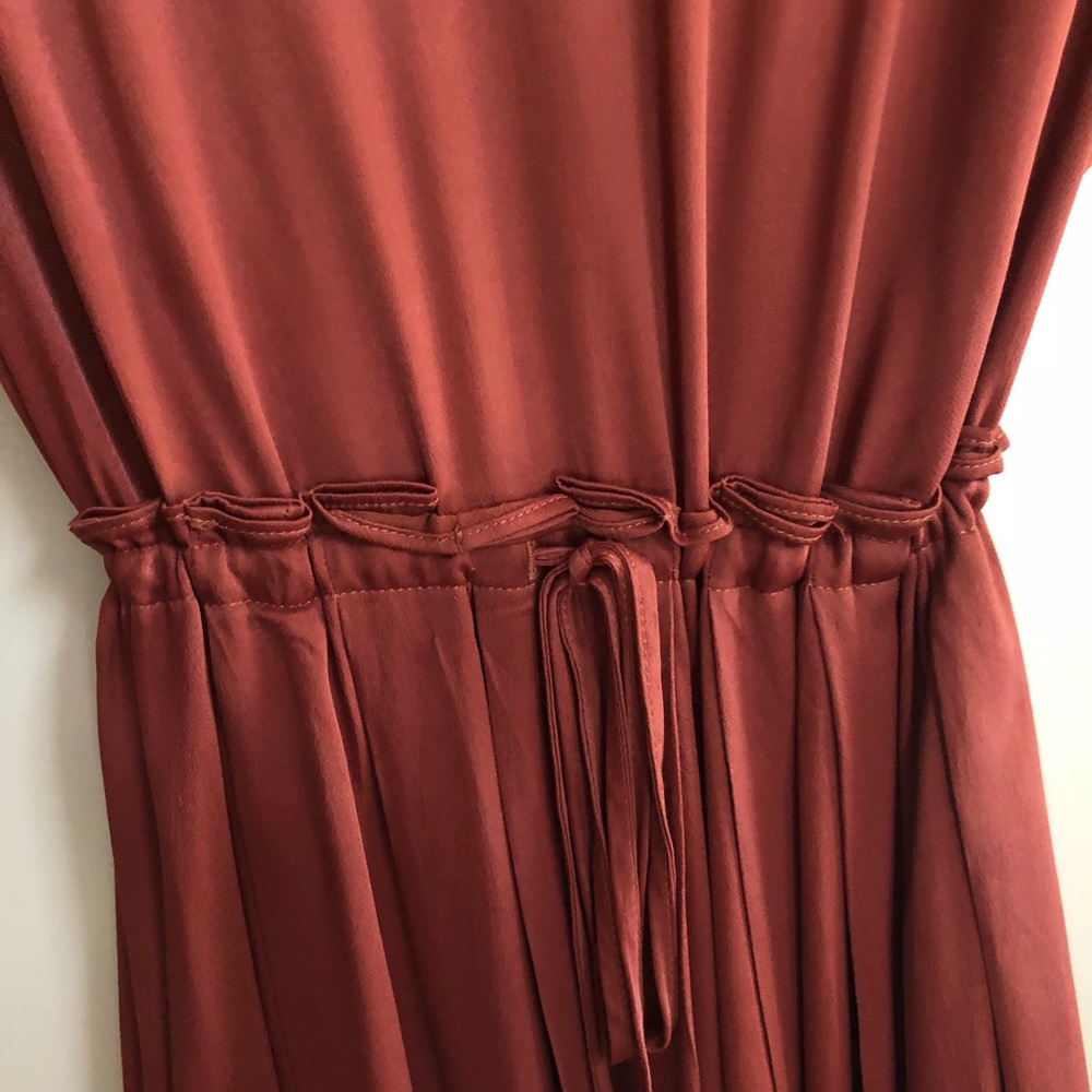 Satin Free People midi dress - Picture 3 of 8